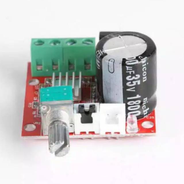 Kit amplifier mini pam 8610 sudah terpasang soket dan potensio