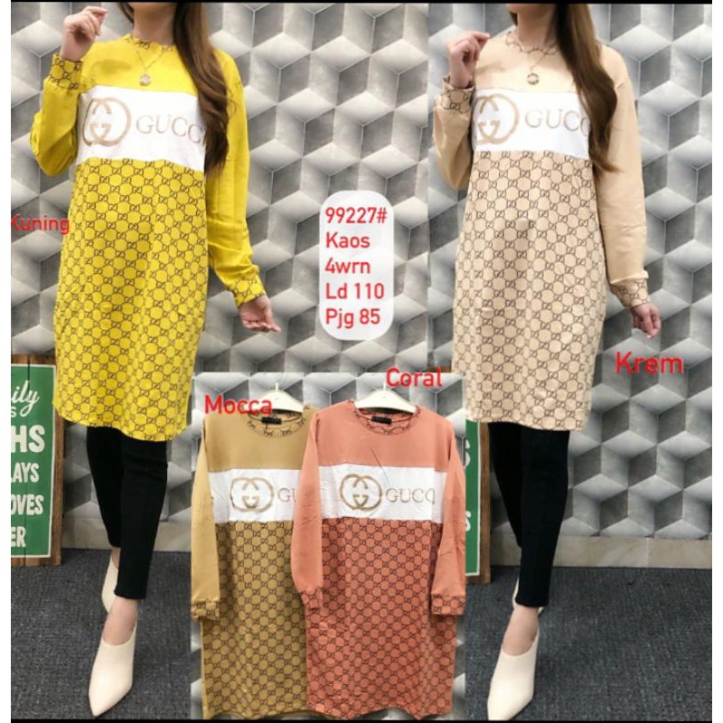 Tunik import Gucci cantik