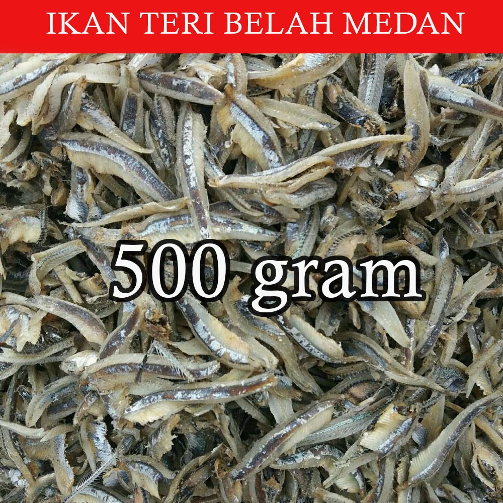 

Ikan Teri Belah 500gram Medan COD