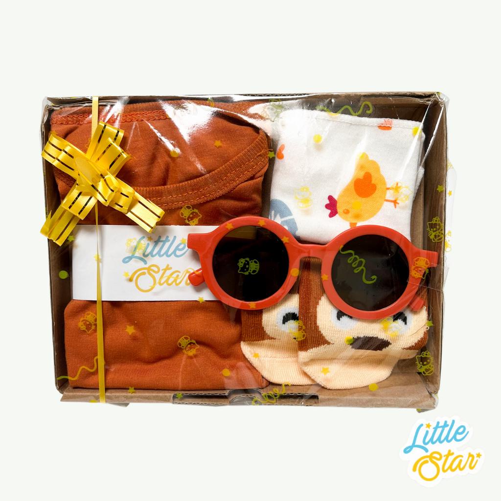 LS 4in1 Hampers Bayi Newborn Baby Gift Set Paket Hadiah Parcel Kado Lahiran Unisex