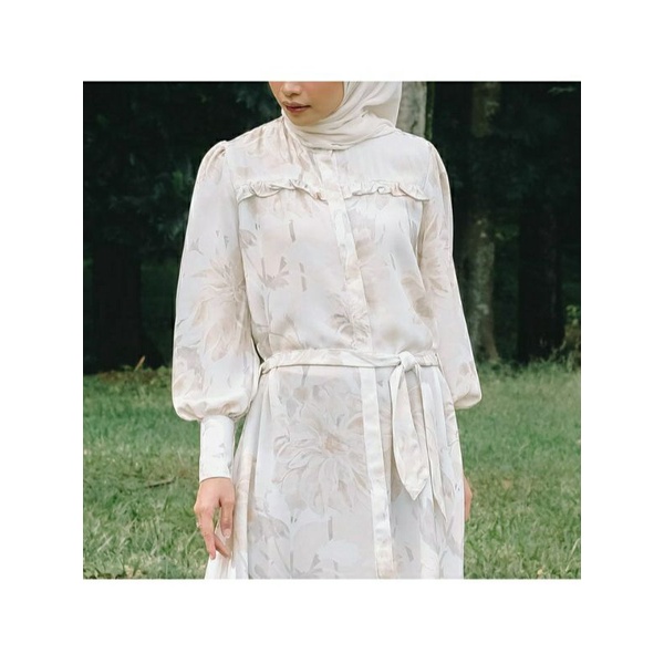 GIYOMI - DAHLIA DRESS  Broken White (Size L)