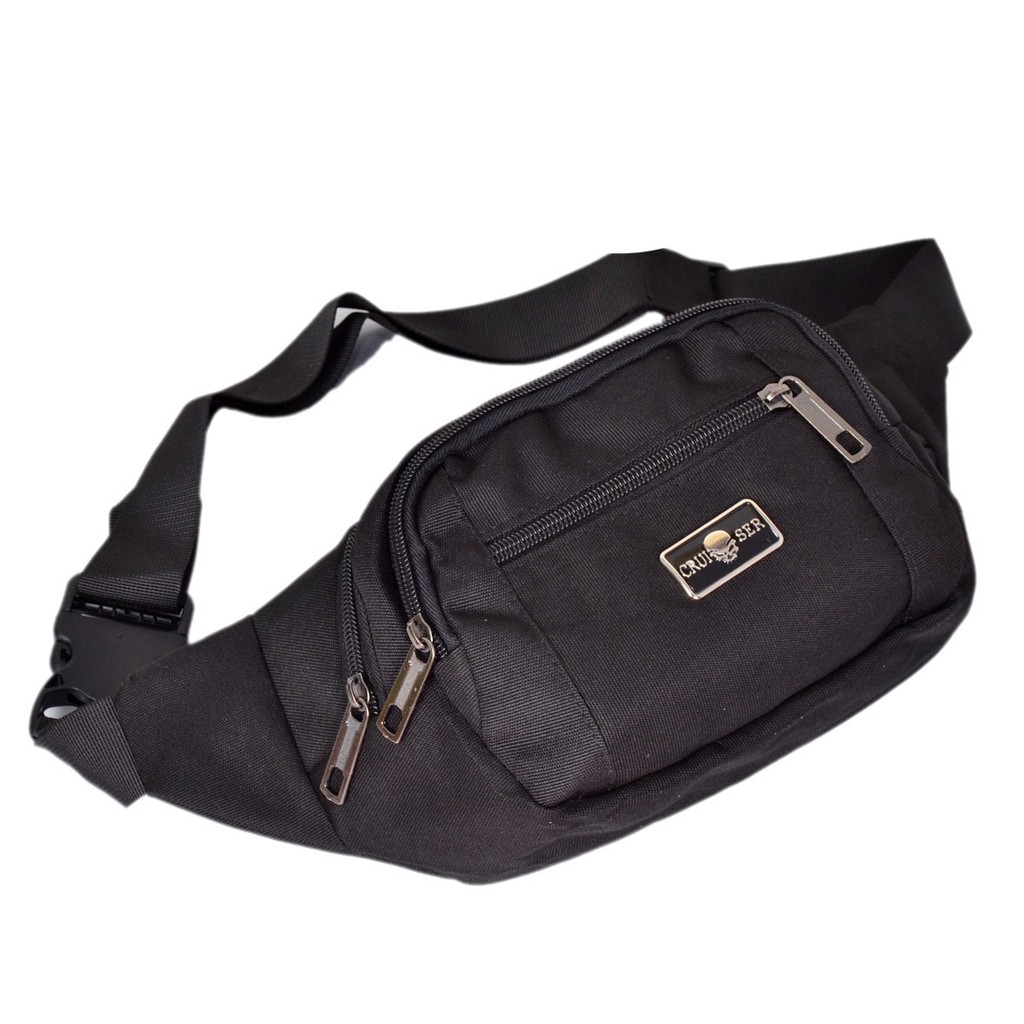 Waistbag Import - Tas selempang kanvas Hits - kode 3113-2