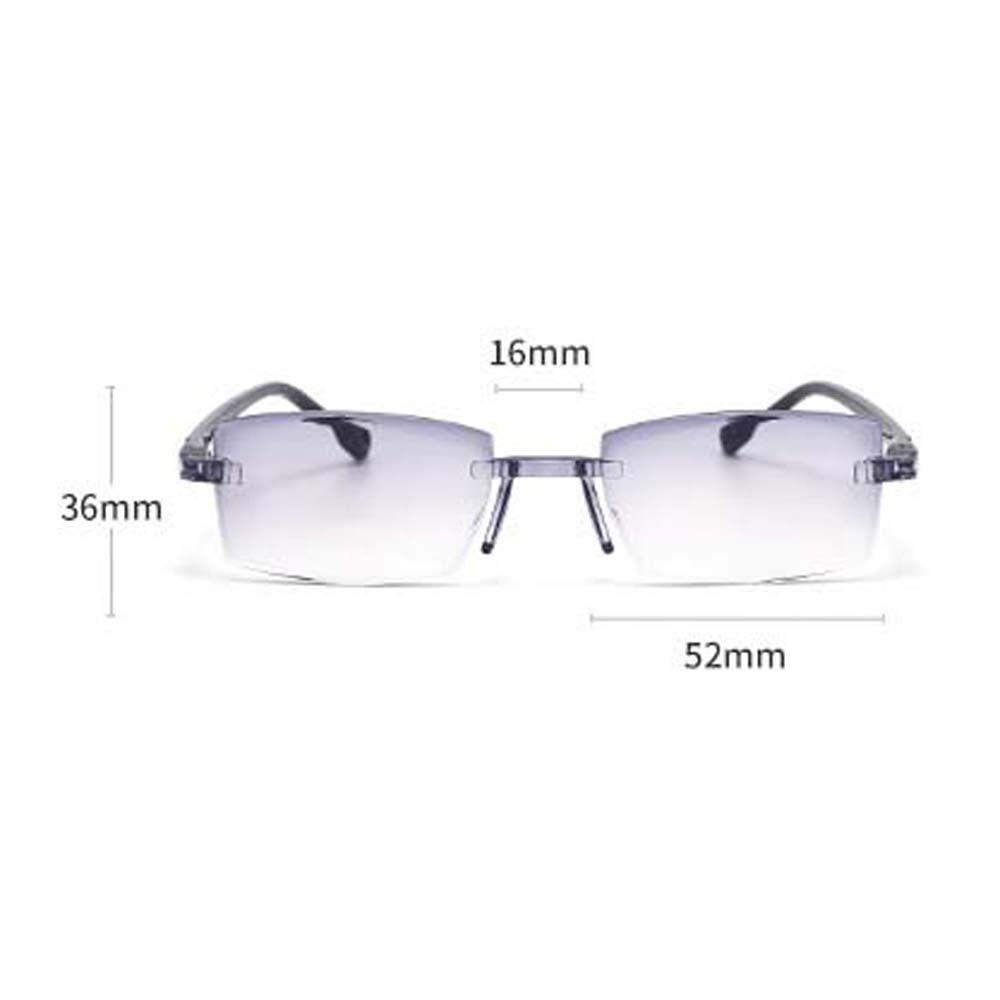 Mxbeauty Kacamata Baca Fashion Metal Resin Optik Anti Radiasi Teh Warna Lensa Pria Reading Glasses