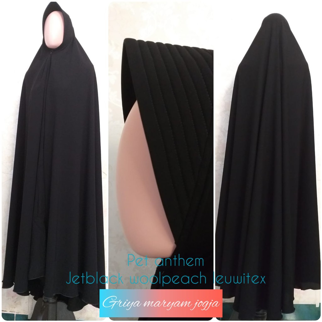 JilbabPetAnthemjetblackLeuwitex