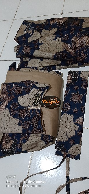 Gamis Batik Kebaya Wanita Couple Pasangan Suami Istri Keluarga Muslim Syari Kekinian Terbaru Nbl07