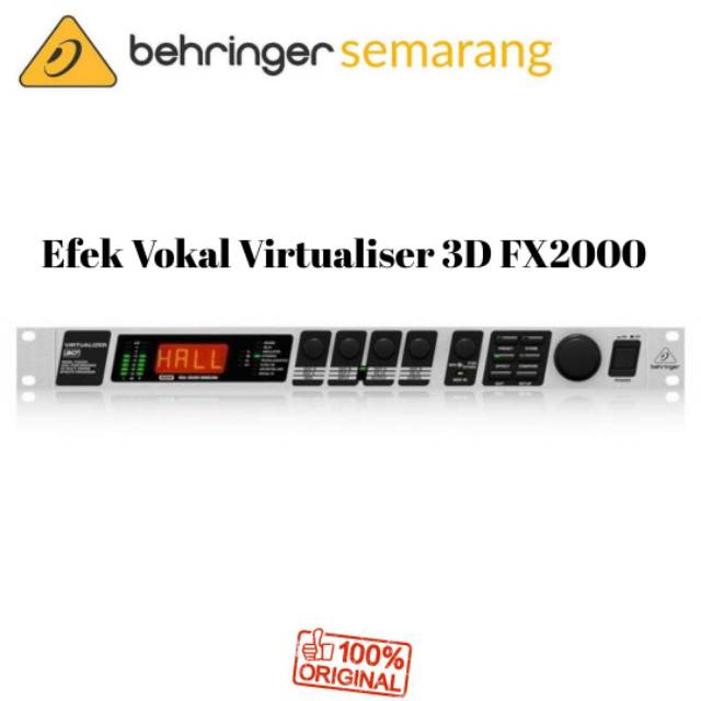 Behringer FX2000 3D Virtualiser - FX 2000 3D Efek Vocal Original Garansi Resmi