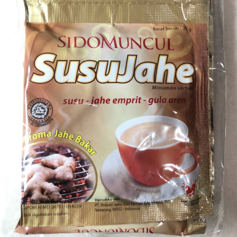 

SUSU JAHE SIDOMUNCUL