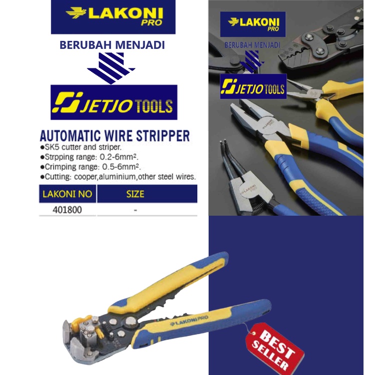 Tang kupas kabel otomatis / Automatic Wire Stripper LAKONI PRO 401800