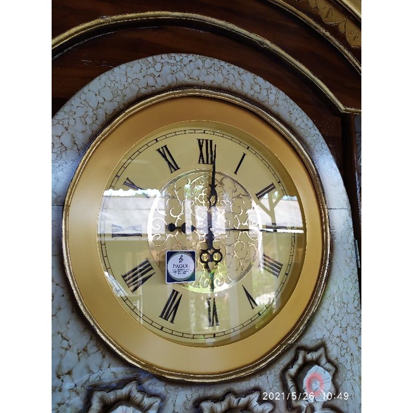 Mesin lemari jam jam dinding bunyi dentungan mesin almari jam pagol jam diameter 36 cm