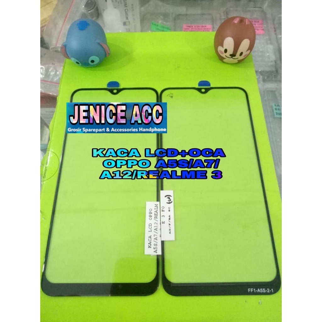 KACA LCD+OCA OPPO A5S/OPPO A7/OPPO A12/OPPO REALME 3