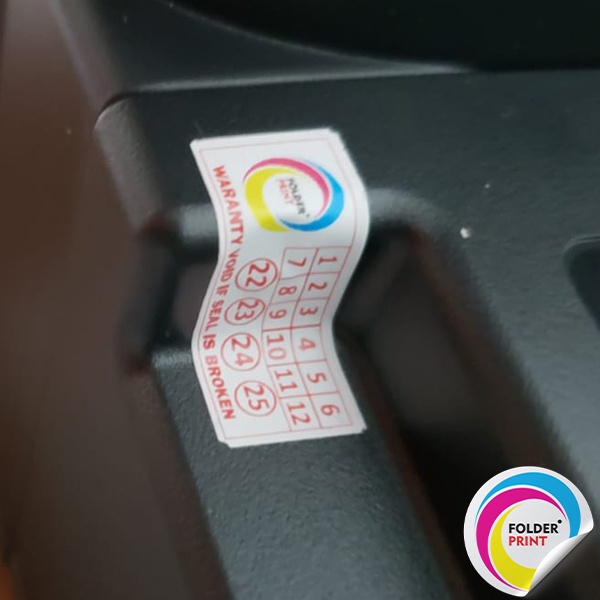 

HJK Cetak Stiker Garansi Pecah Telur Label Segel Warranty Kualitas Import