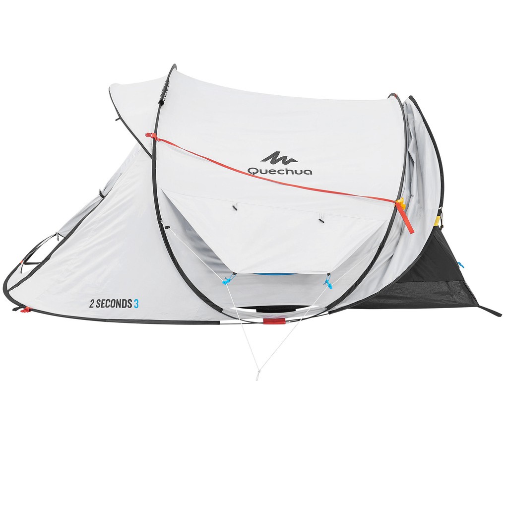 Decathlon Quechua Tenda 2Second Fresh&amp;Black 3Person - 8357353