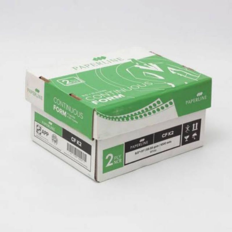 

Continuous Form Paperline 2 Ply 9.5 x 11 inches (1 pack box)