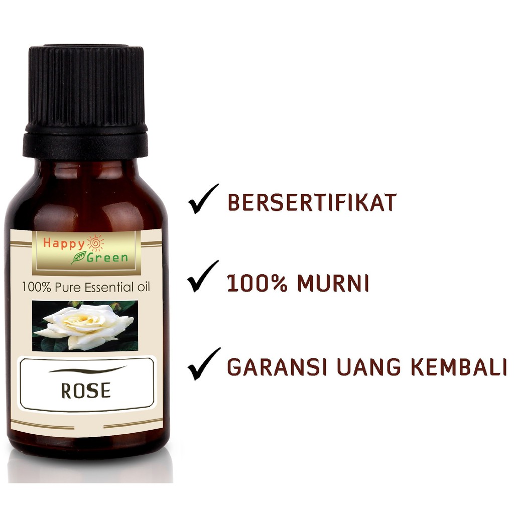 Happy Green Rose Absolute Oil ( Minyak Bunga Mawar Absolute )