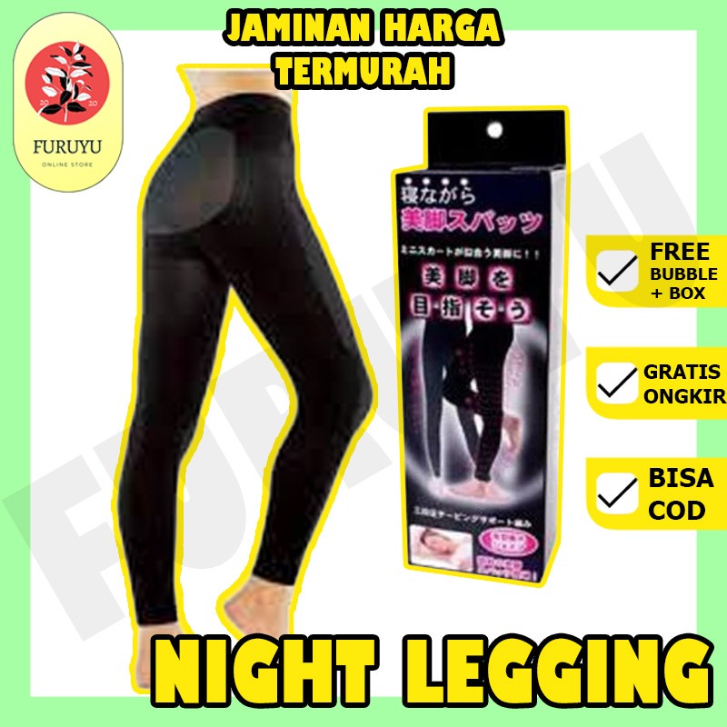 Slimming Night Legging Pembentuk Paha Bokong Betis Wanita Cewe Perempuan Anak Import Tebal Sport