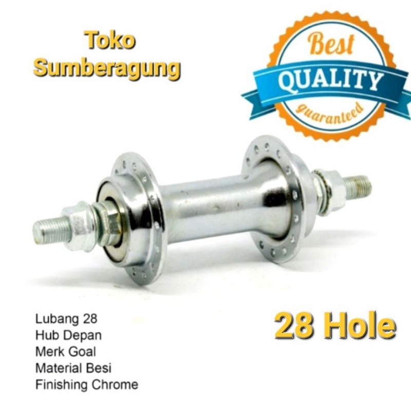 Hub freehub bos Nap 28 hole Hub depan 28 hole bos depan 28 hole hub depan lubang 28 bos depan lubang