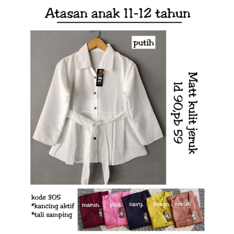 Atasan Anak Usia 11 12 Tahun Ll Baju Anak Perempuan Ll Atasan Trendy Kekinian Ll Modis Shopee Indonesia