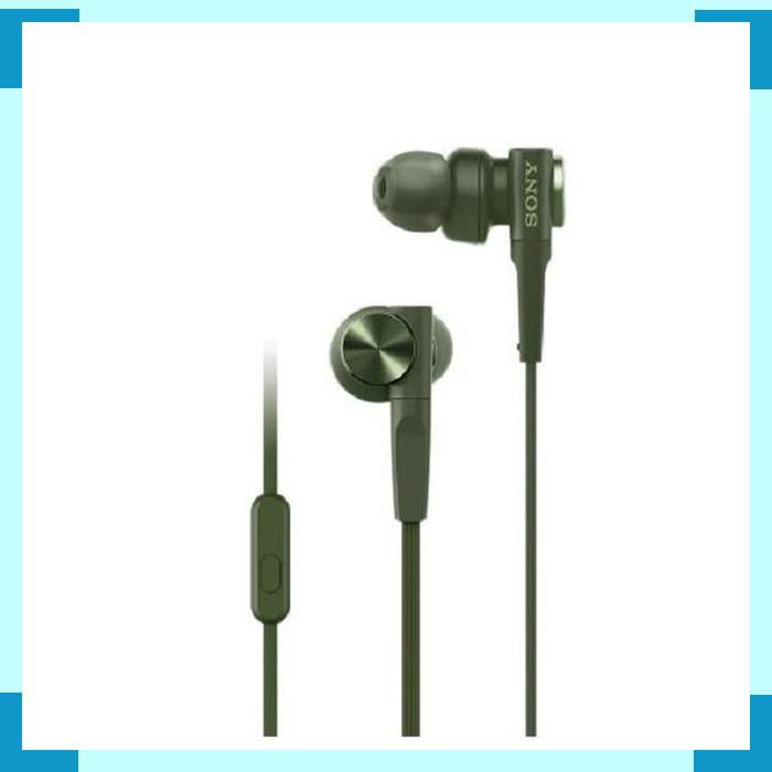 Sony In-Ear Extra Bass Headphone MDR-XB55AP / XB 55AP - Hijau