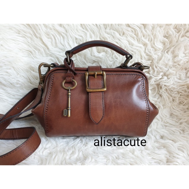 Tas Fossil Vrv frame brown espresso