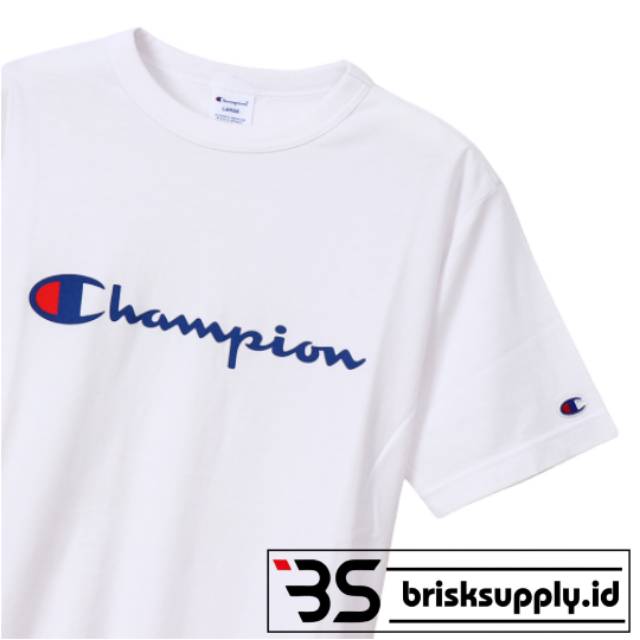 TSHIRT CHAMPION BIGSCRIPT LOGO [ JAPAN MARKET ]