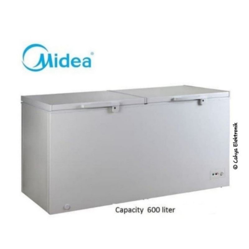 MIDEA HD 680C CHEST FREEZER BOX LEMARI PEMBEKU - 600 LITER
