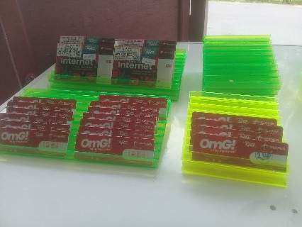 Akrilik / Acrylic Kartu Perdana / Pajangan Kartu Perdana