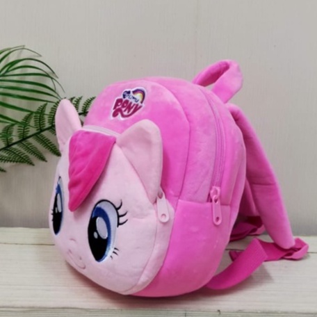 Tas Ransel Kuda Pony 2Resleting/Backpack Little Pony/Tas Sekolah Anak TK Paud