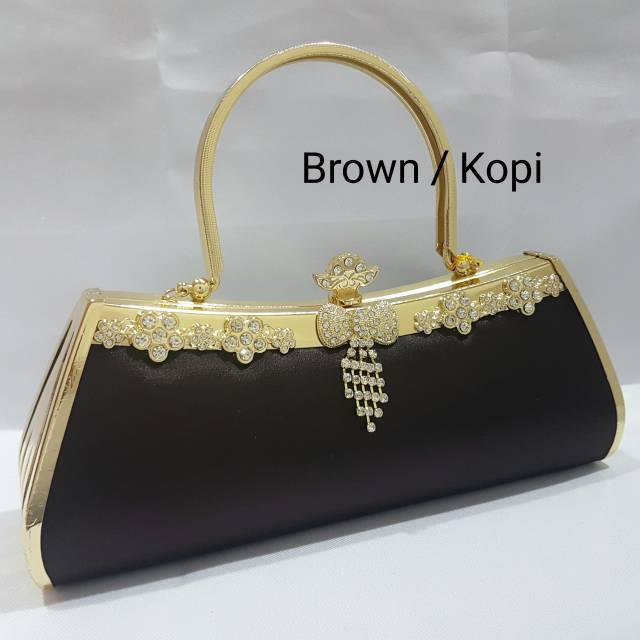 Tas Pesta Farnell Wanita  2824 Clutch Import Cantik