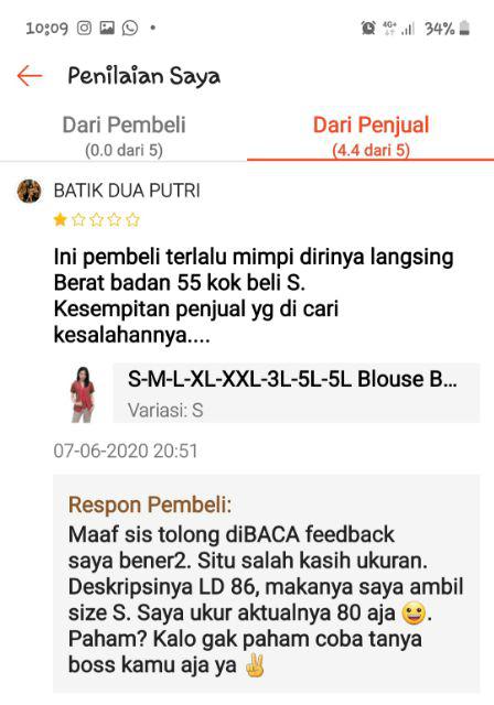 Atasn Blouse Batik Kutubaru Modern - Motif Mega Mendung S-m-l-xl-xxl-3l-4l-5l