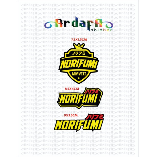 Stiker cutting Norifumi Sticker Cutting Berkualitas