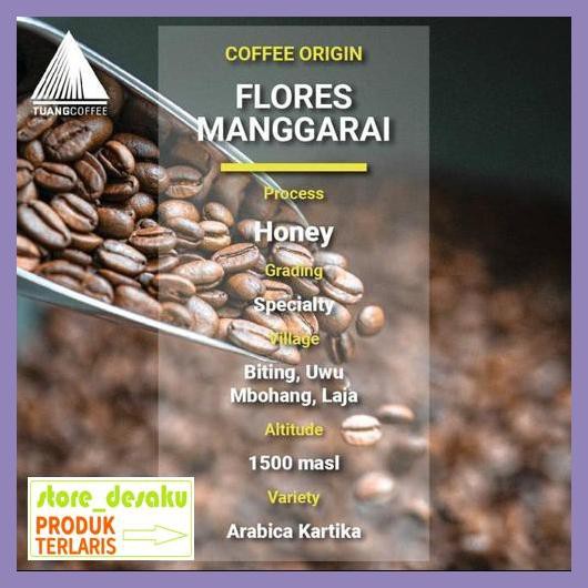 

57Ryr68- Specialty-Roasted Bean 250Gr-Honey Arabica-Flores Manggarai-Kartika 4E57Edu-