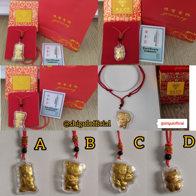 

Angpao Emas imlek 2023 Kalung Liontin Shio Kelinci Rabbit 2023 Emas 24k 0,1gr Box Angpao Gold Asli 999 Imlek SERTIFIKAT