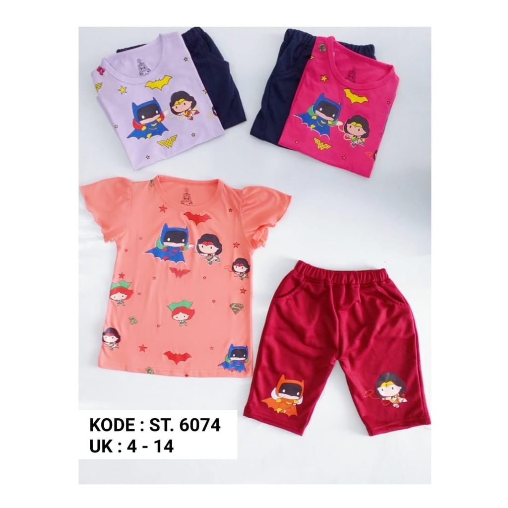 OCTOPUS KIDS setelan harian  anak  perempuan  set baju 