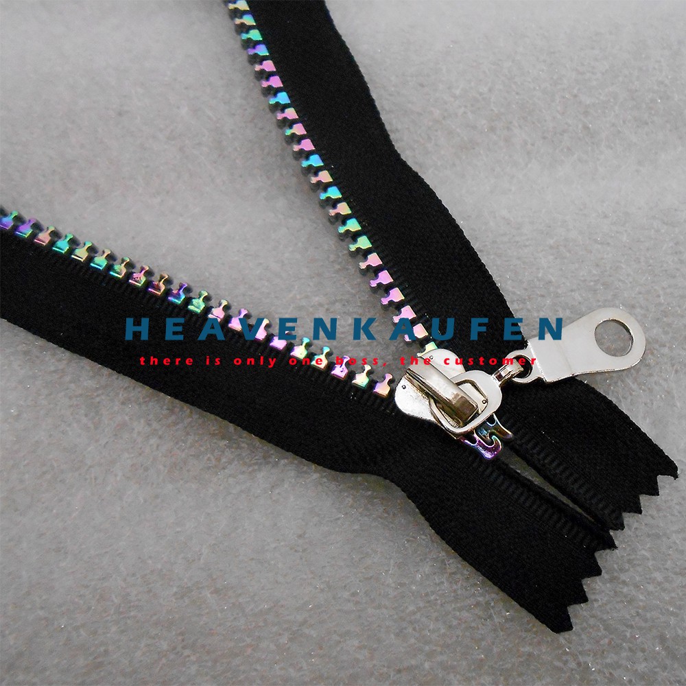 Resleting Retsleting Pelangi Gigi Warna Warni Rainbow Zipper 15 cm Vislon Variasi Kode BC