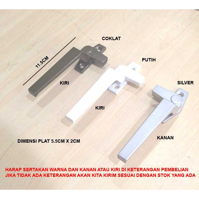 Kunci Jendela / Rambuncis Dekson Aluminium CHW 4