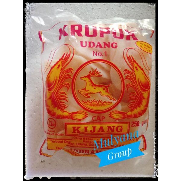 

Krupuk Udang cap Kijang/Krupuk Mentah