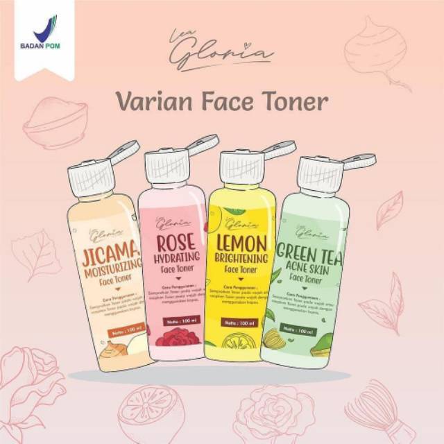 Face Toner Water by Lea Gloria 100 ml BPOM