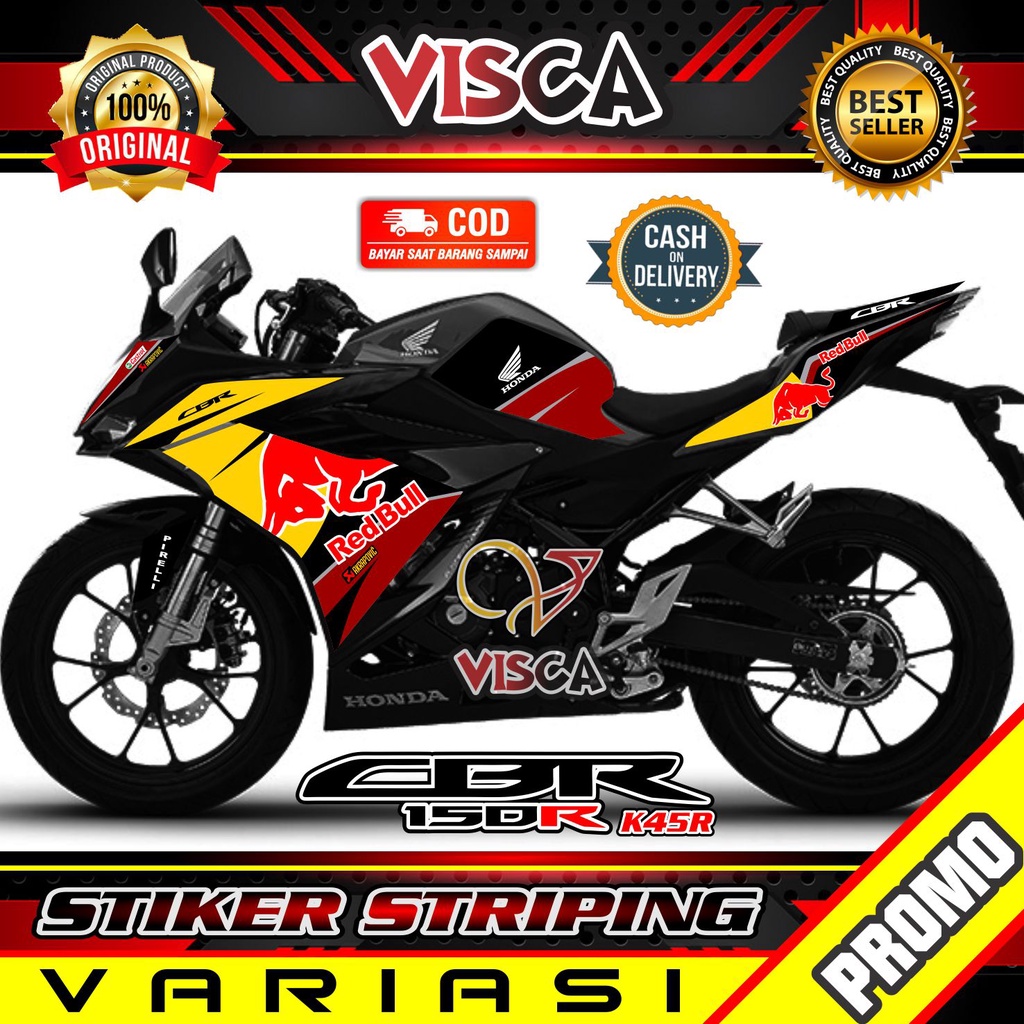 Striping Cbr 150r 2021 - Sticker Striping Variasi Lis Cbr 150r 2021 - Striping Hologram Cbr 150r 202
