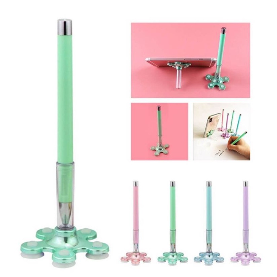 [MH] Stand Holder Pulpen Handphone Bunga 2 in 1