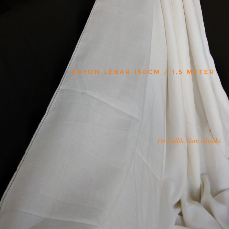 Kain Rayon Lebar 150cm Bahan katun Tebal Lebar 1,5 meter