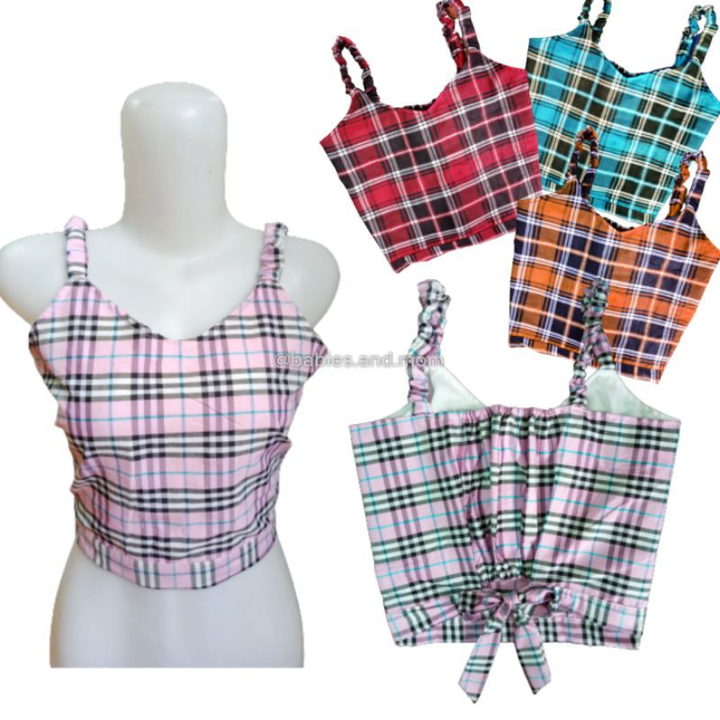 Croptop wanita jumbo kekinian L-XXXL atasan wanita bigsize Tanktop wanita kotak outfit selebgram