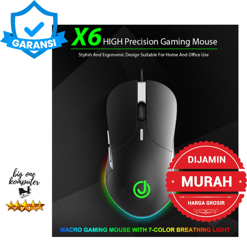 Gaming Mouse JOYSEUS RGB 3200DPI LED USB Professional - MS0005
