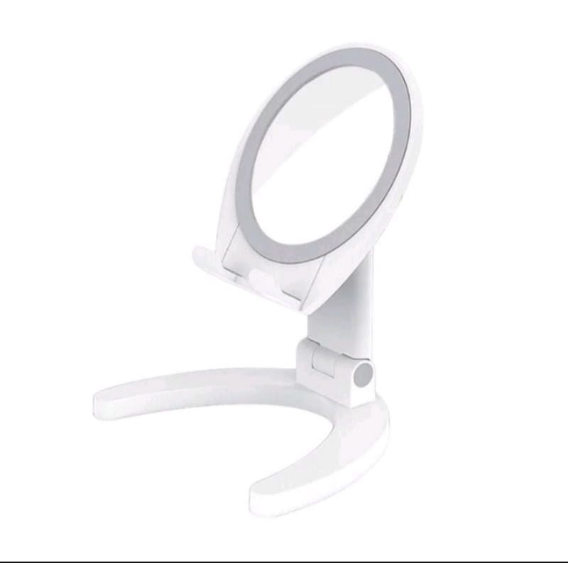 HOLDER HOLDING HP MIRROR CERMIN KOSMETIK PHONE STAND PERALATAN