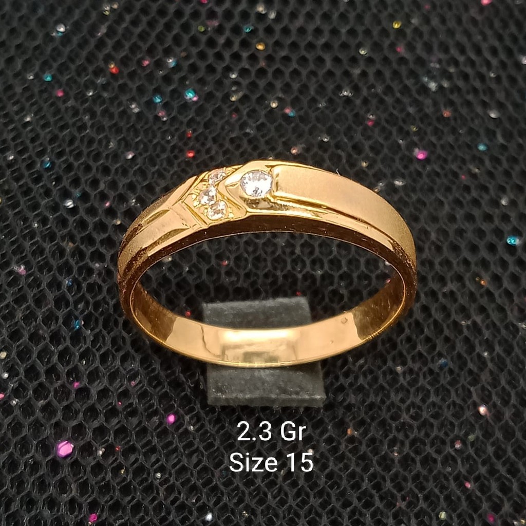 Cincin Emas 17 K - 2.3 Gr Kadar 750 - 3346