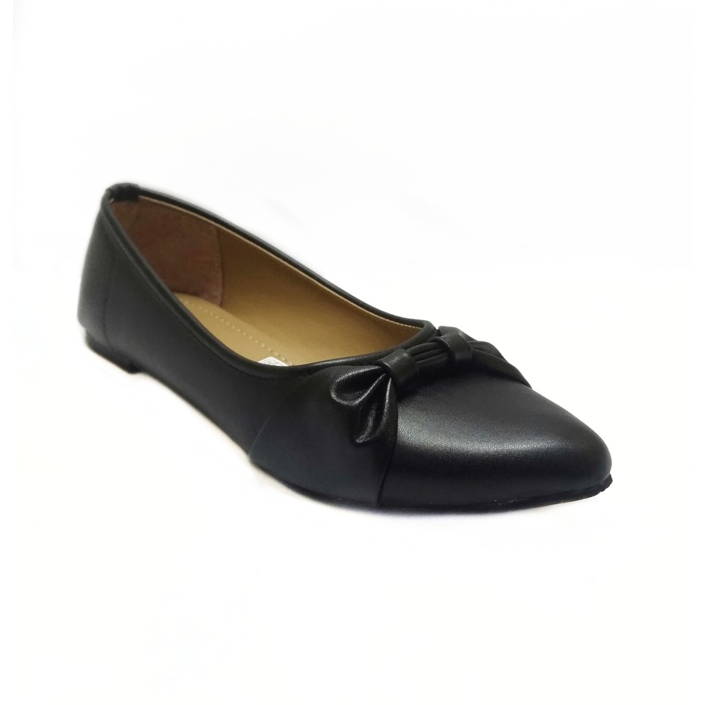 Flat shoes Eudora HFS-013 sepatu balet wanita model front tie / dasi depan koleksi terbaru humaira_s