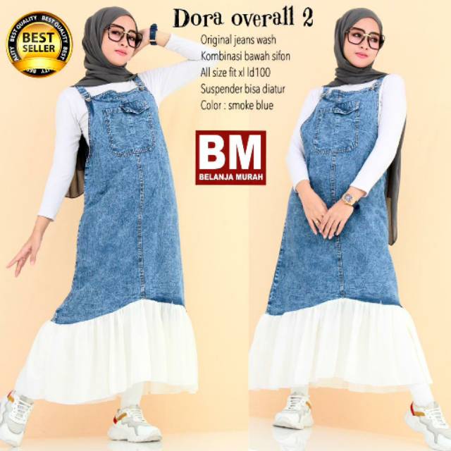 OVERALL - DORA OVERALL - PAKAIAN WANITA - BAJU WANITA DEWASA