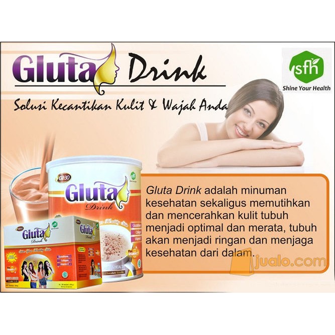 Gluta Drink Chocolate / Minuman Coklat Pencerah Regenerasi Kulit Mati