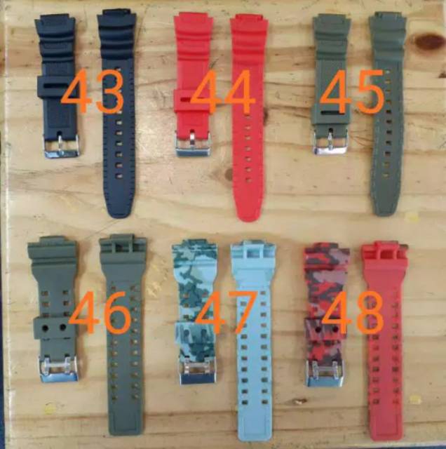 GROSIR Ruber strap Tali jam tangan CASIO G SHOCK  TERMURAH