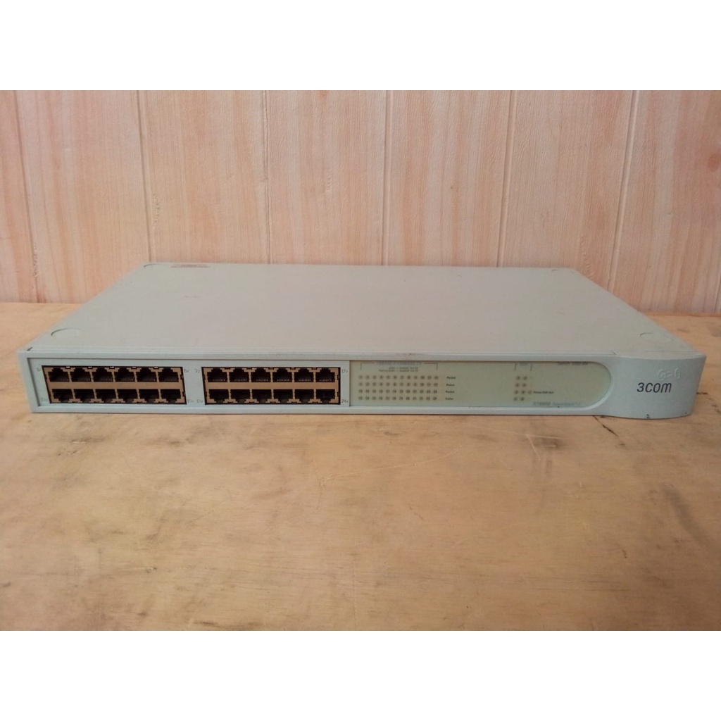 Switch Hub Manageable 3Com 3300 XM 24 Port Support Vlan Dan Web Gui