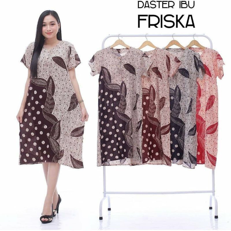 Daster busui Friska ular // tiedey home dress dada kancing depan harga murah